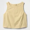 Camiseta sin mangas de denim ultrasuave