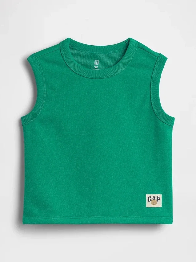 Camiseta sin mangas de felpa Vintagesoft para Bebé y Niño
