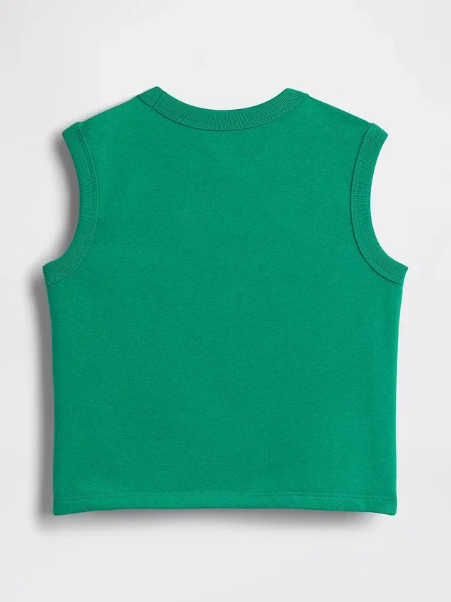 Camiseta sin mangas de felpa Vintagesoft para Bebé y Niño