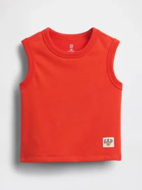 Camiseta sin mangas de felpa Vintagesoft para Bebé y Niño