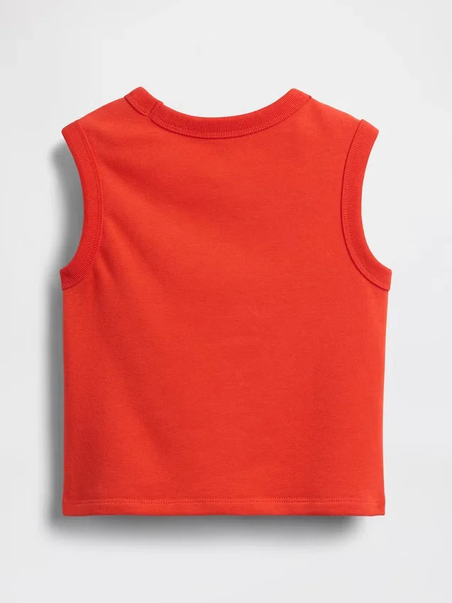Camiseta sin mangas de felpa Vintagesoft para Bebé y Niño