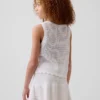 Camiseta sin mangas de ganchillo para niños