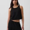 Camiseta sin mangas de gasa de algodón estilo «racer»