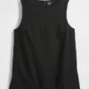 Camiseta sin mangas de mezcla de lino