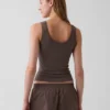 Camiseta sin mangas de pijama con ribete de encaje y costuras finas