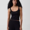 Camiseta sin mangas de pijama de modal acanalado, muy suave