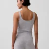 Camiseta sin mangas de pijama de modal acanalado, muy suave