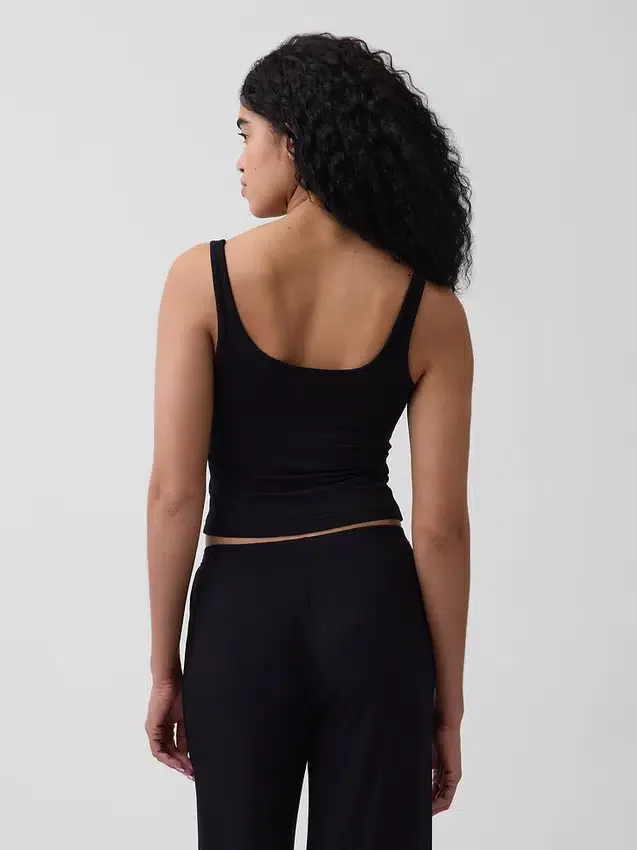 Camiseta sin mangas de pijama de modal acanalado, muy suave