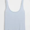 Camiseta sin mangas de pijama de modal acanalado, muy suave