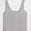 Camiseta sin mangas de pijama de modal acanalado, muy suave