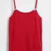 Camiseta sin mangas de pijama de punto acanalado reciclado para niños