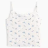 Camiseta sin mangas de punto acanalado con efecto calado para niños