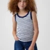 Camiseta sin mangas de punto acanalado para niños
