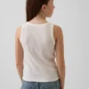 Camiseta sin mangas de punto acanalado para niños