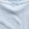 Camiseta sin mangas de punto calado para niños