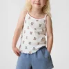 Camiseta sin mangas de punto pointelle Brannan Bear para bebés y niños