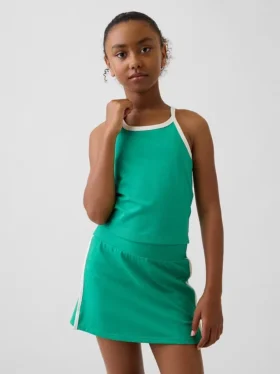 Camiseta sin mangas deportiva con espalda nadadora para niños