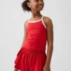 Camiseta sin mangas deportiva con espalda nadadora para niños