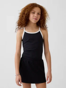 Camiseta sin mangas deportiva con espalda nadadora para niños