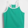 Camiseta sin mangas deportiva con espalda nadadora para niños