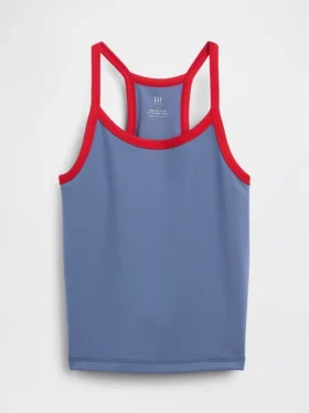 Camiseta sin mangas deportiva con espalda nadadora para niños