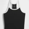 Camiseta sin mangas deportiva con espalda nadadora para niños
