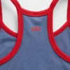 Camiseta sin mangas deportiva con espalda nadadora para niños