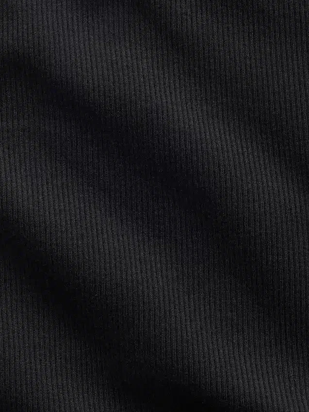 Camiseta sin mangas para niños con cuello cuadrado y tejido acanalado