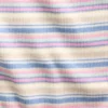 Camiseta sin mangas para niños con cuello cuadrado y tejido acanalado