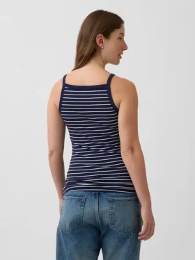 Camiseta sin mangas premamá con cuello delantal