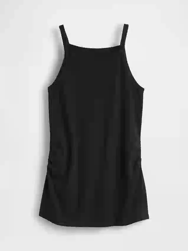 Camiseta sin mangas premamá con cuello delantal