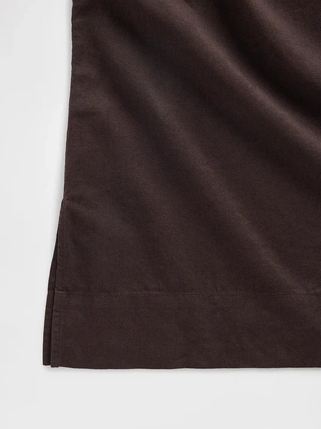 Camiseta sin tirantes de mezcla de lino