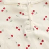 Camiseta tipo Henley de punto calado para bebés y niños pequeños