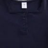 Camiseta tipo Henley de punto calado para bebés y niños pequeños