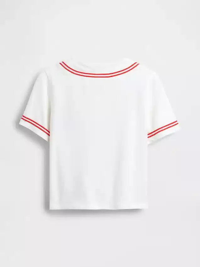 Camiseta tipo jersey de béisbol con el logotipo del oso Brannan para bebés y niños pequeños