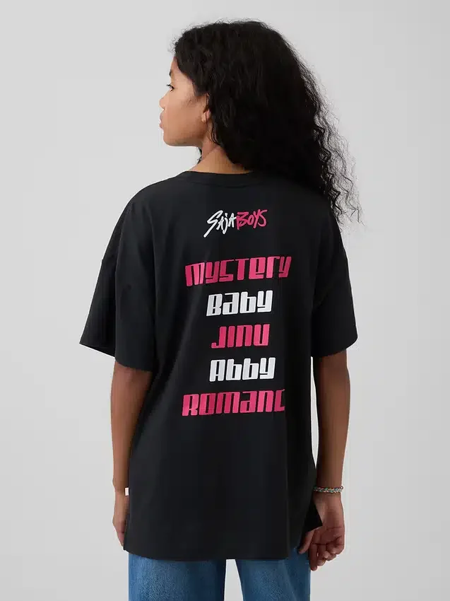Camiseta túnica con estampado de K-pop «Demon Hunters» para niños
