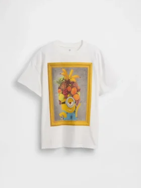 Camiseta túnica oversize para niños con los Minions
