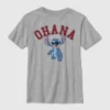 Camiseta universitaria de Lilo y Stitch «Ohana»