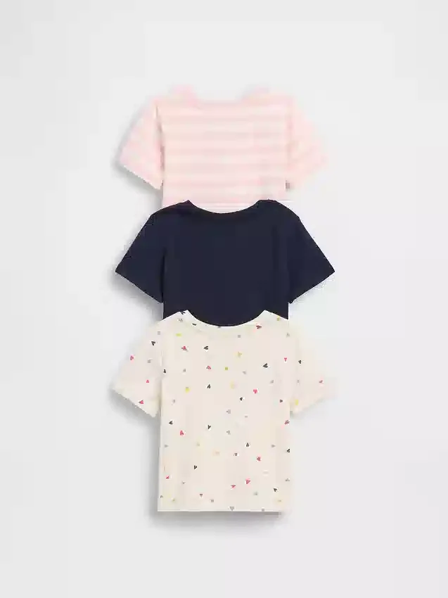 Camisetas combinables para bebés y niños (paquete de 3)