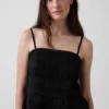 Camisola con ribete de encaje