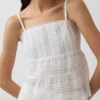 Camisola con ribete de encaje