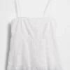 Camisola con ribete de encaje