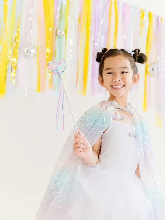 Capa de sirena con efecto ombré de Sweet Wink