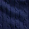 Cardigan con cremallera de punto trenzado 100 % algodón