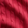 Cardigan con cremallera de punto trenzado 100 % algodón