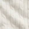 Cardigan corto con cremallera y tejido trenzado CashSoft