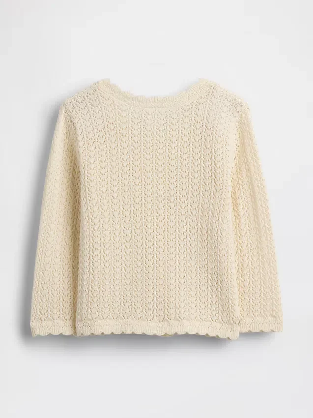 Cardigan de ganchillo para bebé