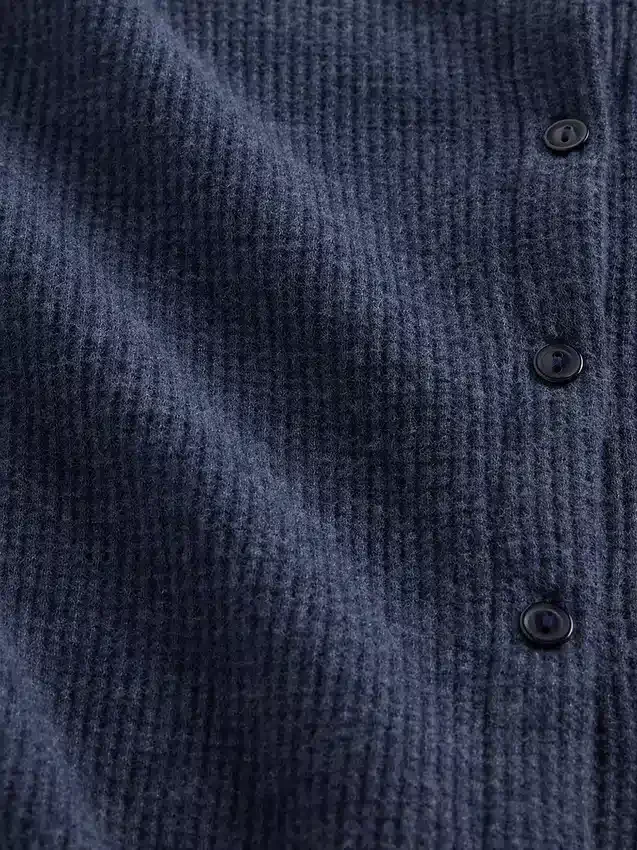Cardigan de pijama con tejido tipo waffle