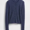 Cardigan de pijama con tejido tipo waffle