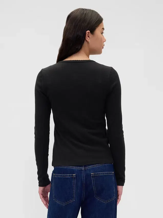 Cardigan de punto Pointelle